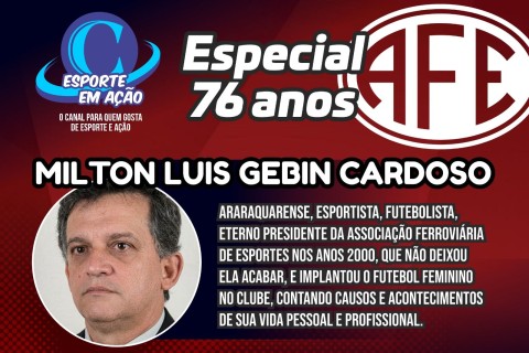 ESPECIAL AFE 76 ANOS ESPORTE EM AÇÃO 2026!