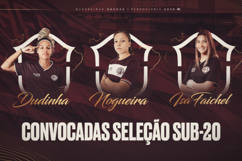 Guerreiras Grenás têm três atletas convocadas para a Seleção Brasileira Feminina Sub-20!